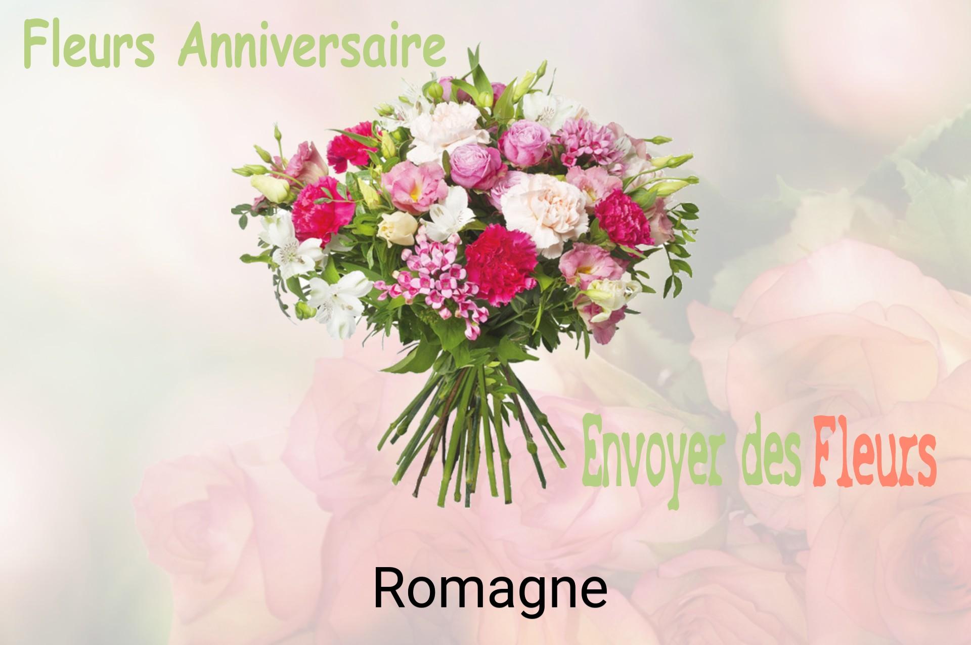 Bouquet de fleurs d’anniversaire livré à Romagne
